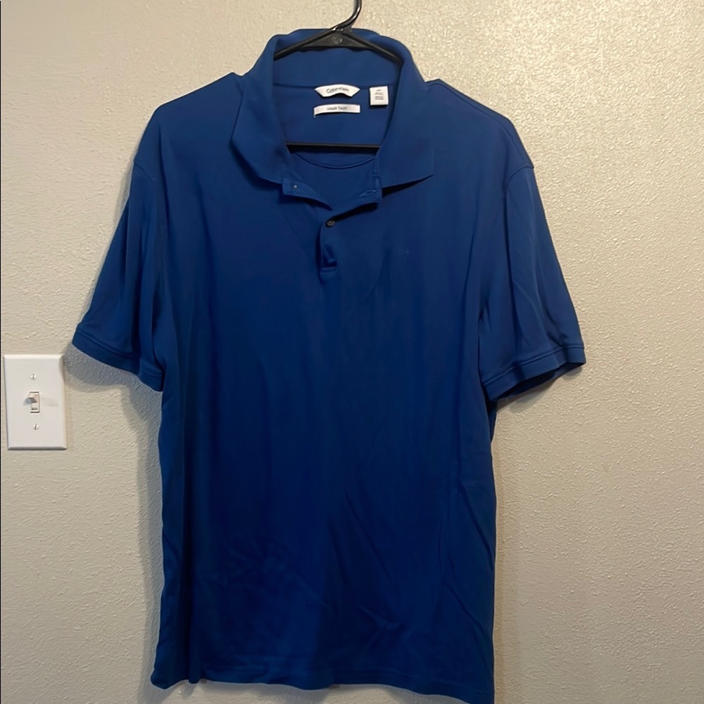 Calvin Klein Royal Blue Polo Shirt
